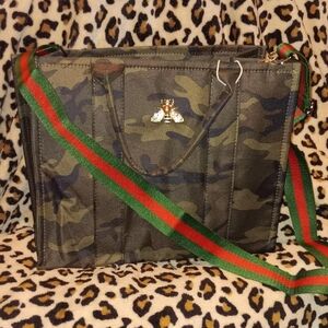 Canvases Small Camouflage Tote